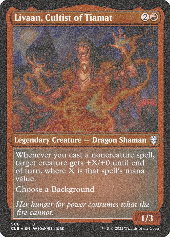 Livaan, Cultist of Tiamat (CLB) (508) / Foil Etched