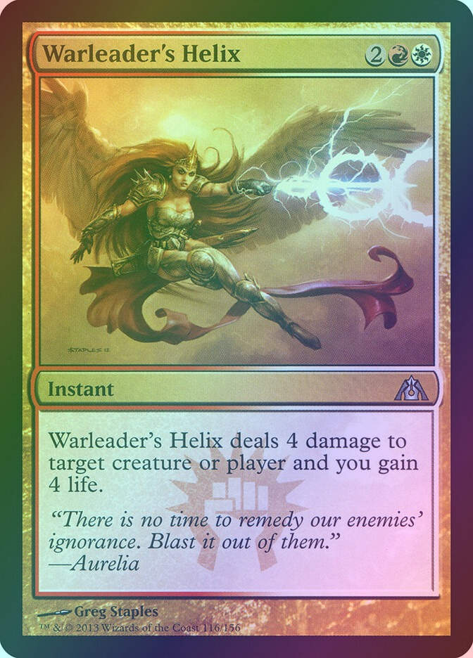 Warleader's Helix (DGM) (116) / Foil