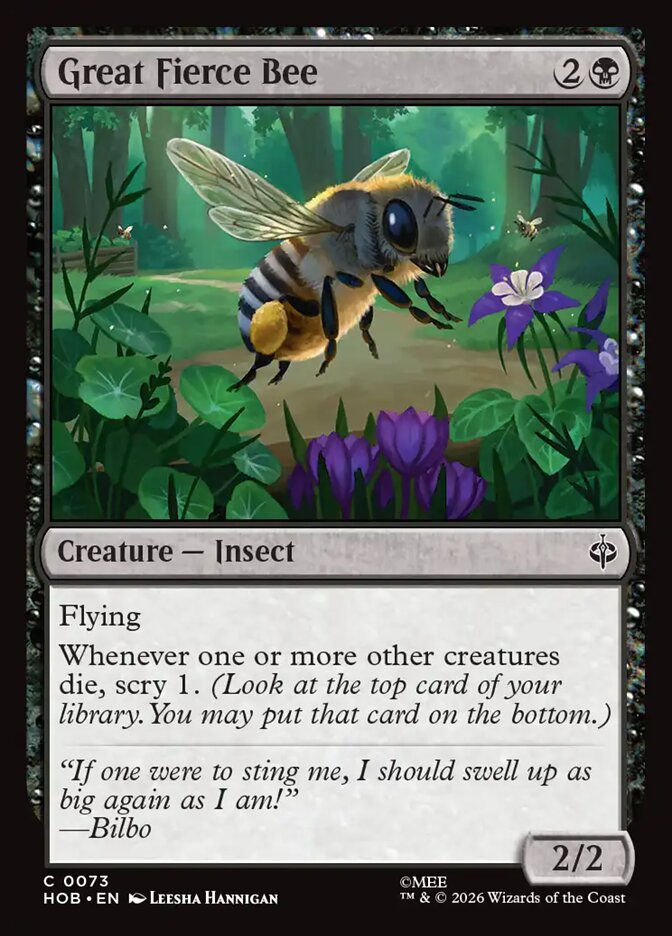 Great Fierce Bee (HOB) (73)