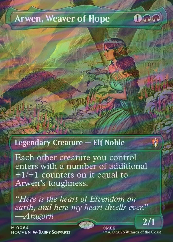 Arwen, Weaver of Hope (HOC) (64) / Surge Foil
