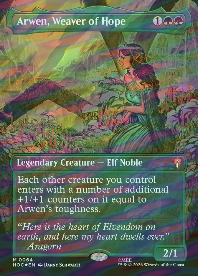 Arwen, Weaver of Hope (HOC) (64) / Surge Foil