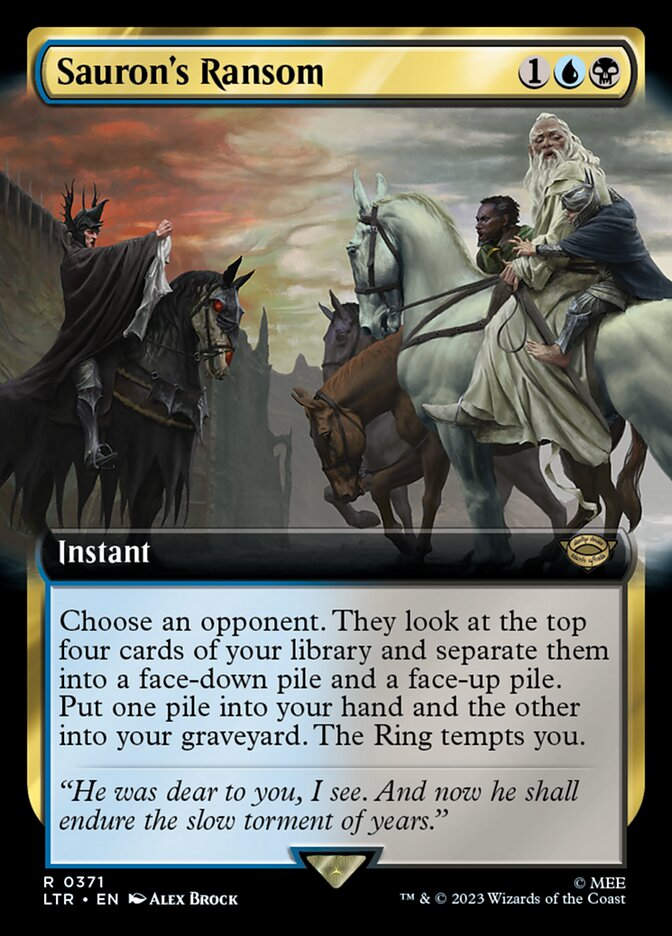 Sauron's Ransom (LTR) (371) / Extended Art