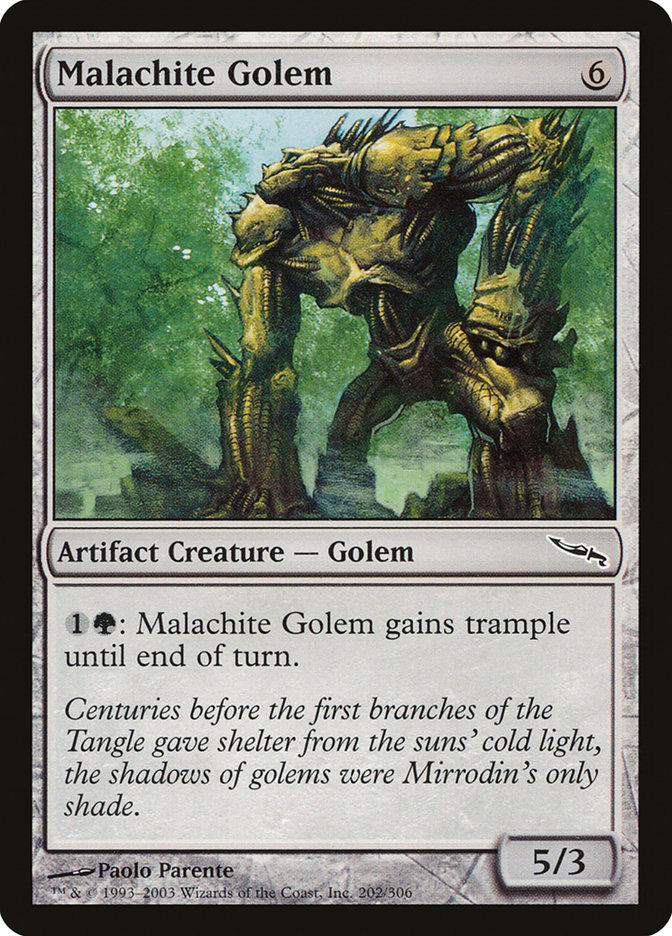 Malachite Golem (MRD) (202)