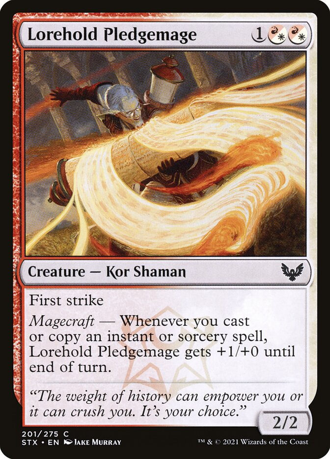 Lorehold Pledgemage (STX) (201)
