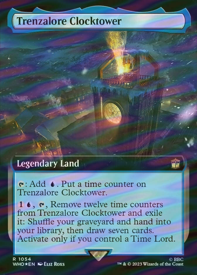 Trenzalore Clocktower (WHO) (1054) / Extended Art / Surge Foil
