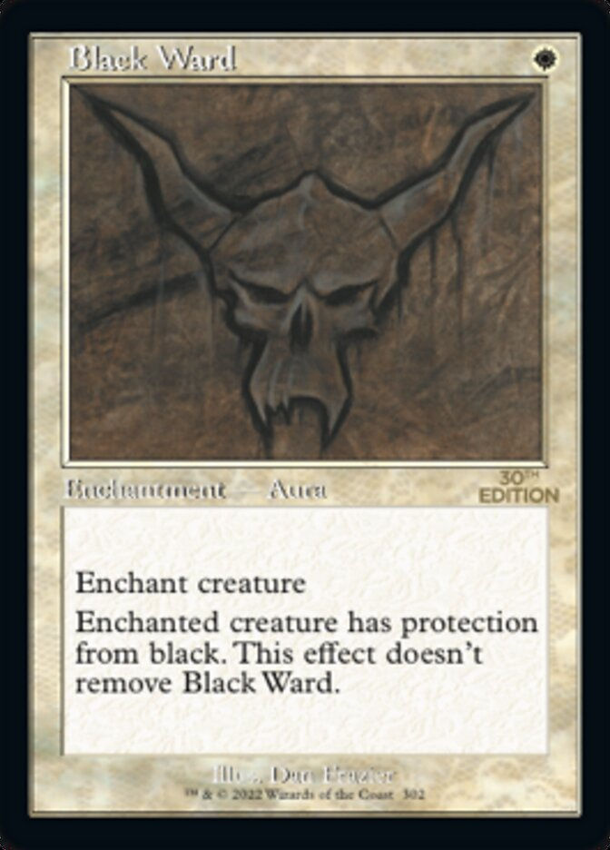 Black Ward (30a) / Retro Frame