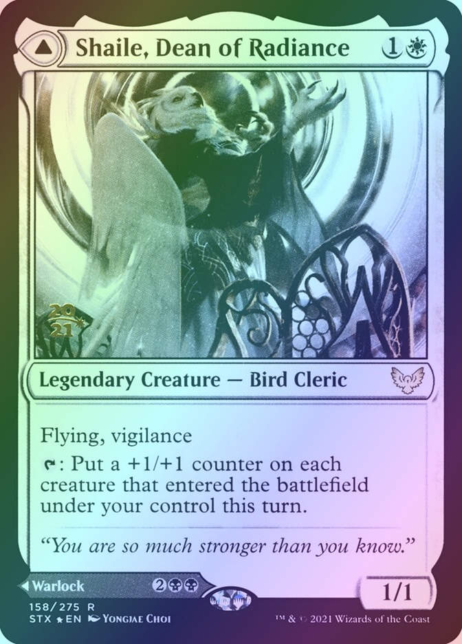 Shaile, Dean of Radiance // Embrose, Dean of Shadow (PSTX) (158s) / Foil