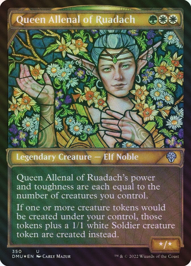 Queen Allenal of Ruadach (DMU) (350) / Showcase / Textured Foil