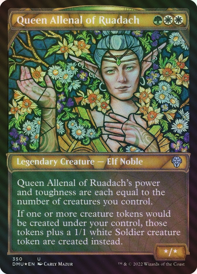 Queen Allenal of Ruadach (DMU) (350) / Showcase / Textured Foil