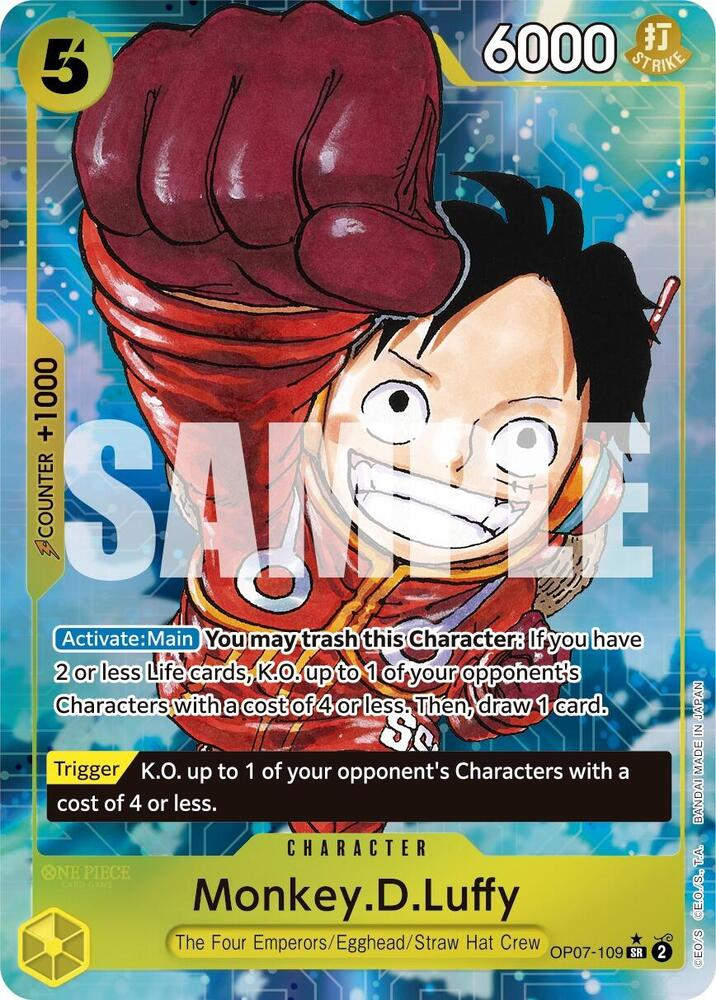 Monkey.D.Luffy (109) (Parallel) (OP07-109) / Foil