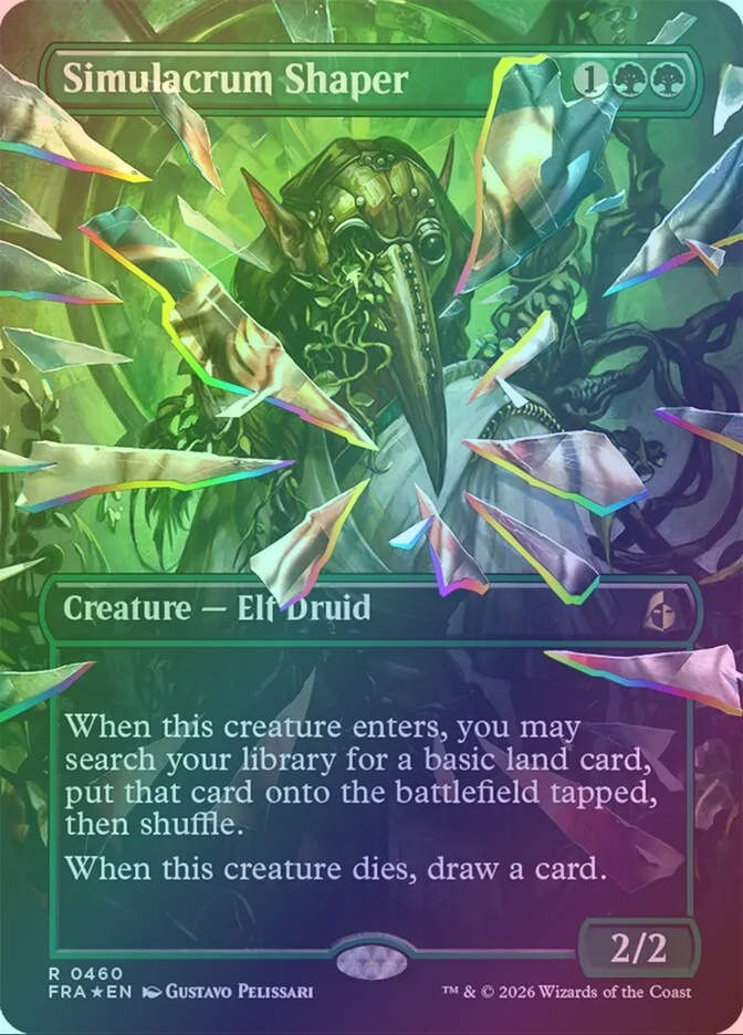 Simulacrum Shaper (FRA) (460) / Borderless / Facet Foil