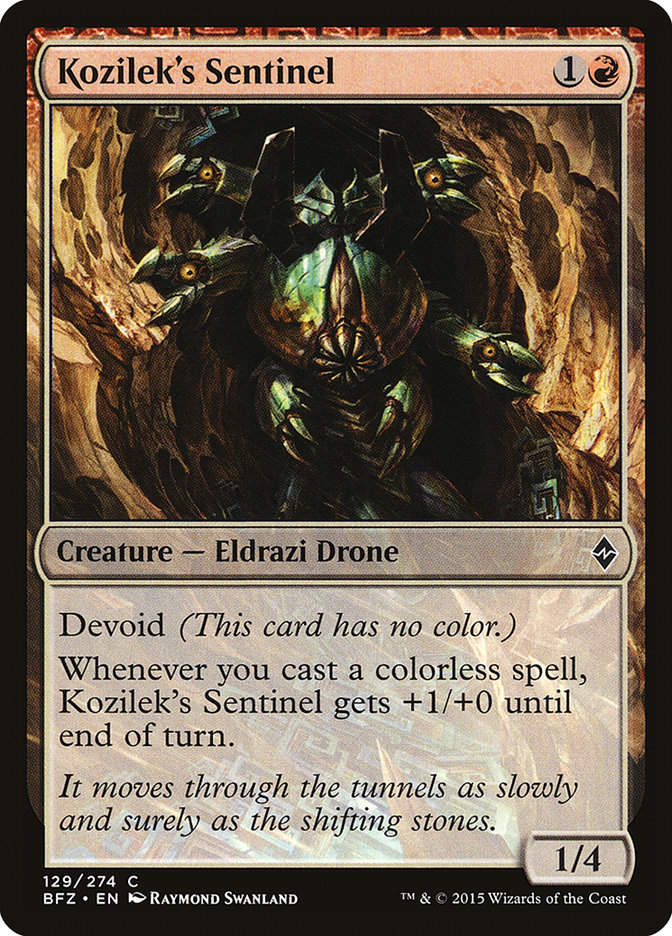 Kozilek's Sentinel (BFZ) (129)