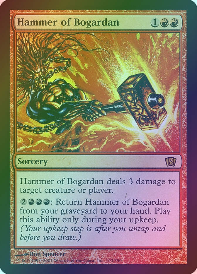 Hammer of Bogardan (8ED) (193★) / Foil
