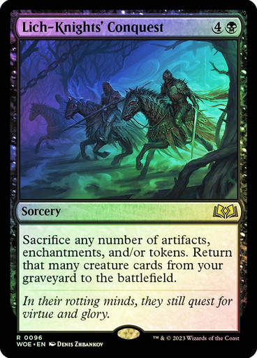 Lich-Knights' Conquest (woe) / Foil