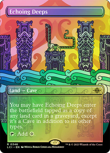 Echoing Deeps (lci) / Borderless / Foil