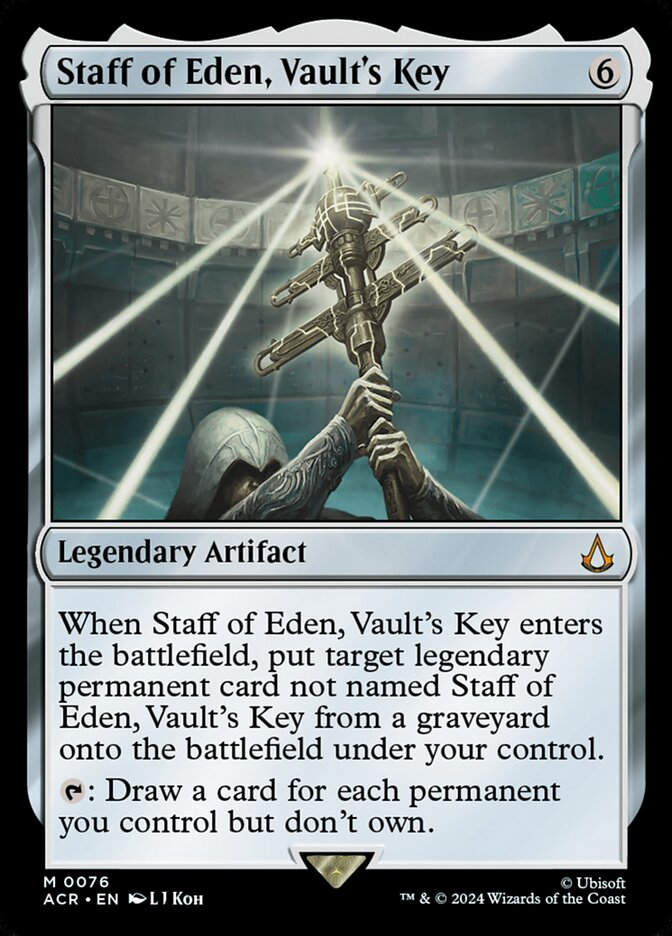 Staff of Eden, Vault's Key (ACR) (76)