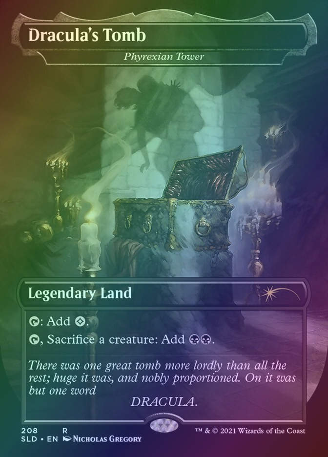 Phyrexian Tower (SLD) (208) / Borderless / Foil