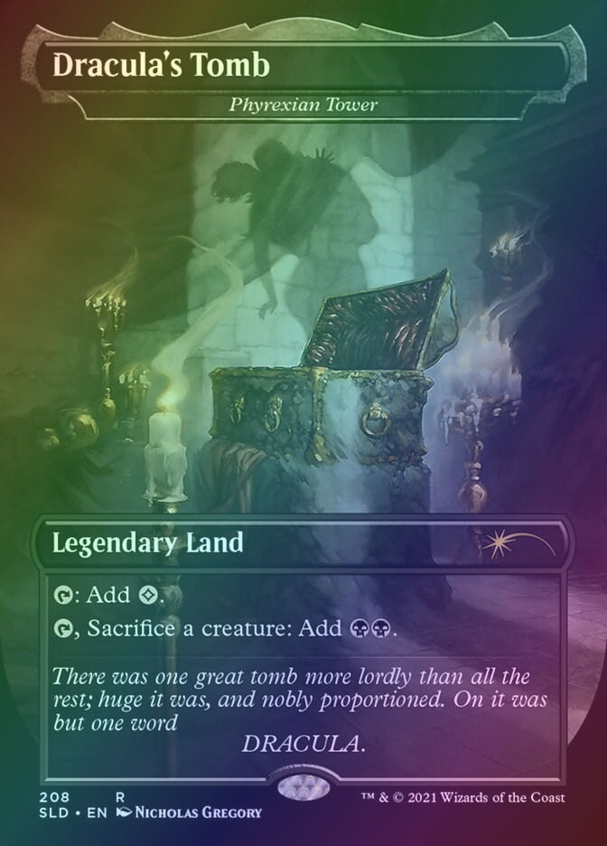 Phyrexian Tower (SLD) (208) / Borderless / Foil