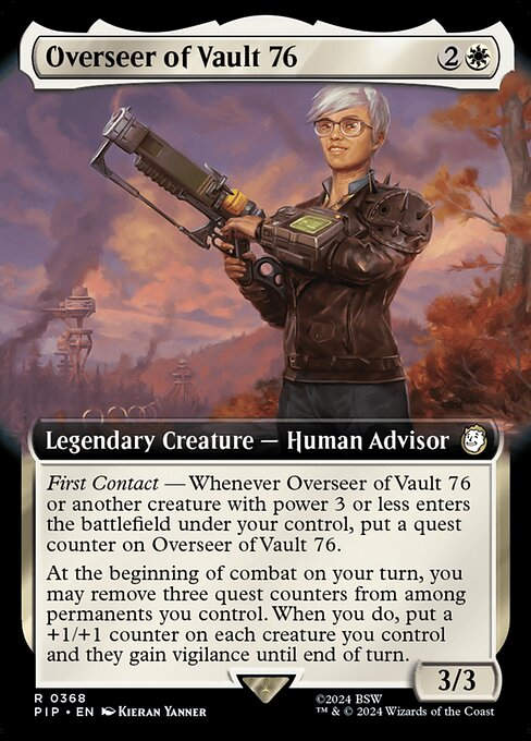 Overseer of Vault 76 (pip) (368) / Extended Art