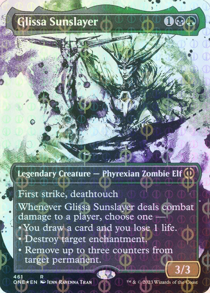 Glissa Sunslayer (ONE) (461) / Borderless / Showcase / Compleat Foil