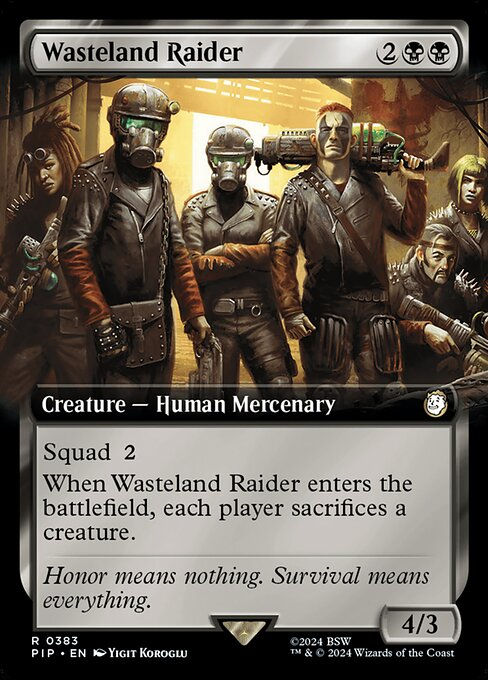 Wasteland Raider (pip) (383) / Extended Art