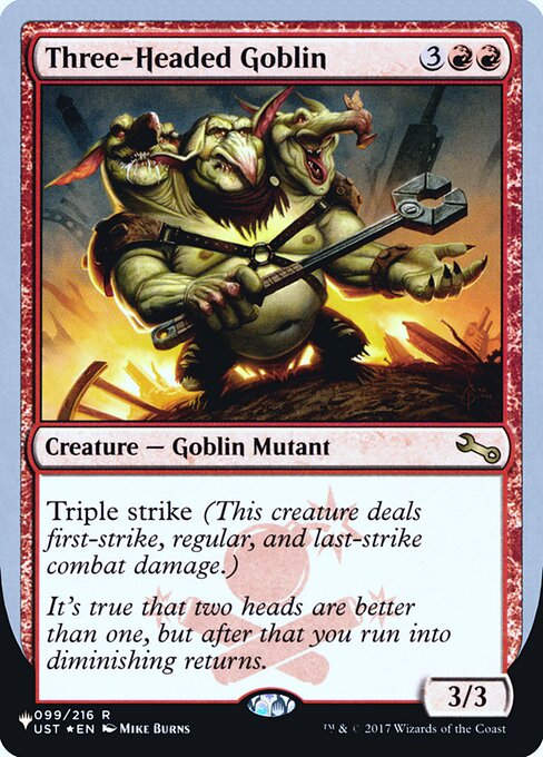 Three-Headed Goblin (ULST) (31) / Foil