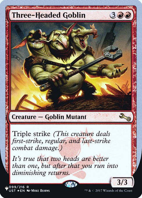 Three-Headed Goblin (ULST) (31) / Foil