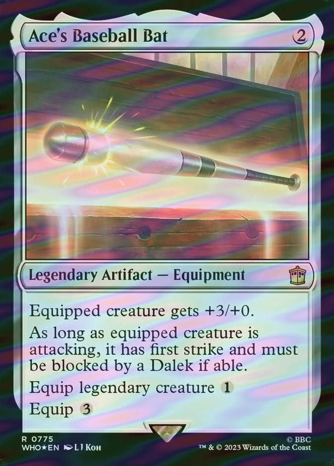 Ace's Baseball Bat (WHO) (775) / Surge Foil