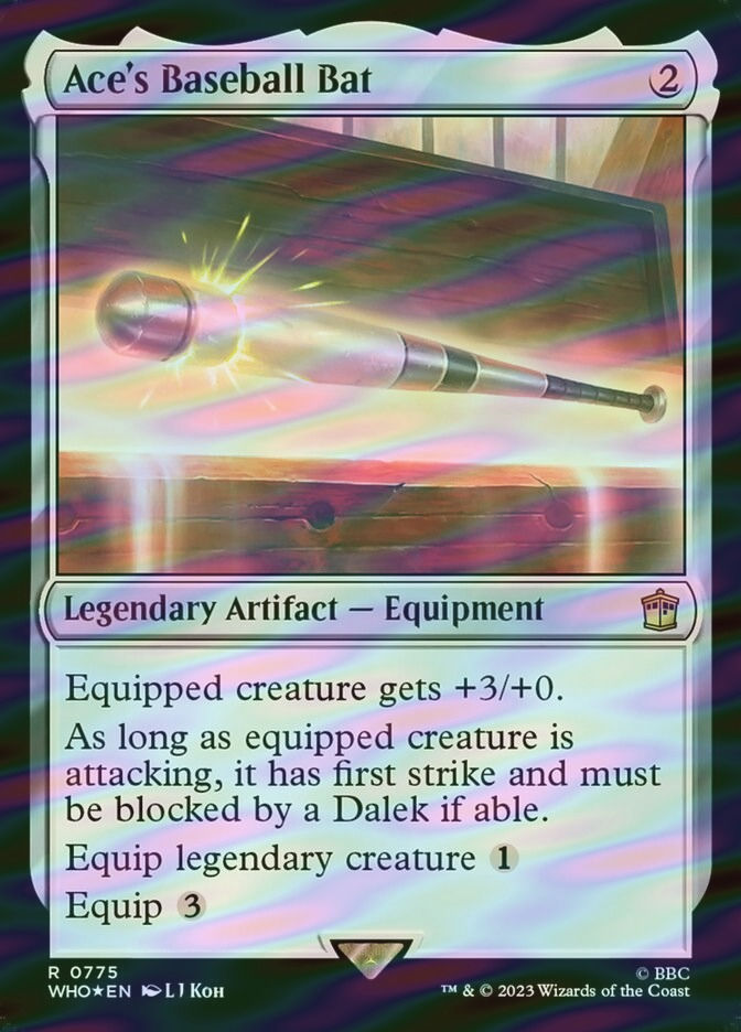 Ace's Baseball Bat (WHO) (775) / Surge Foil