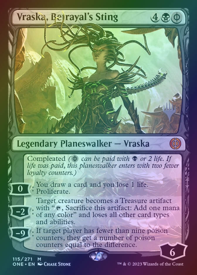 Vraska, Betrayal's Sting (PONE) (115p) / Foil