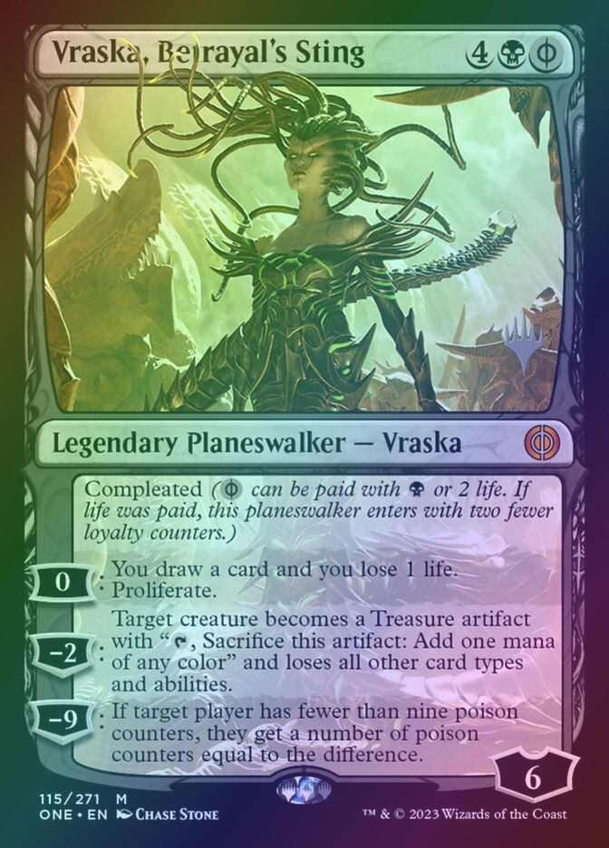 Vraska, Betrayal's Sting (PONE) (115p) / Foil