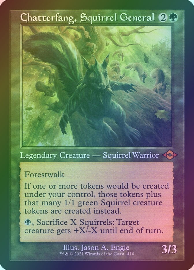 Chatterfang, Squirrel General (MH2) (410) / Foil