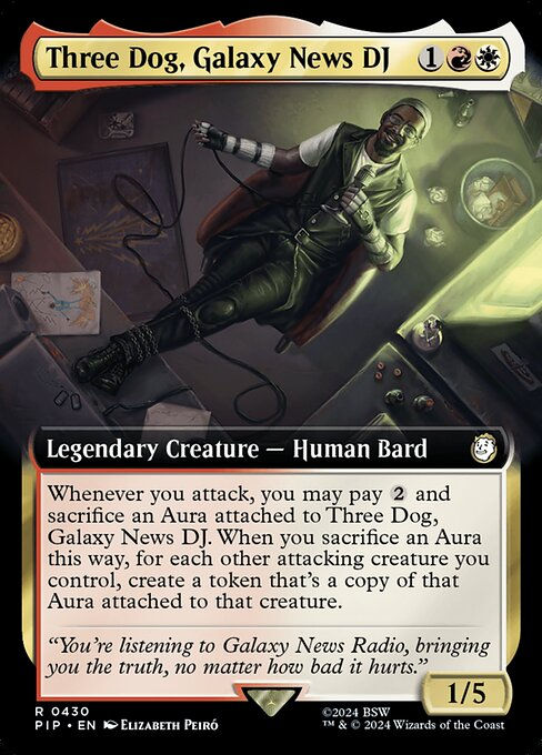 Three Dog, Galaxy News DJ (pip) (430) / Extended Art