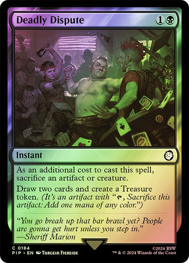 Deadly Dispute (pip) (184) / Foil