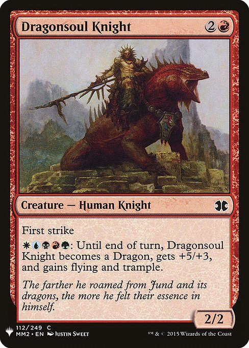 Dragonsoul Knight (PLST) (MM2-112)