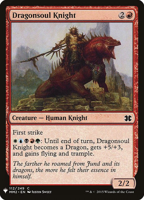 Dragonsoul Knight (PLST) (MM2-112)