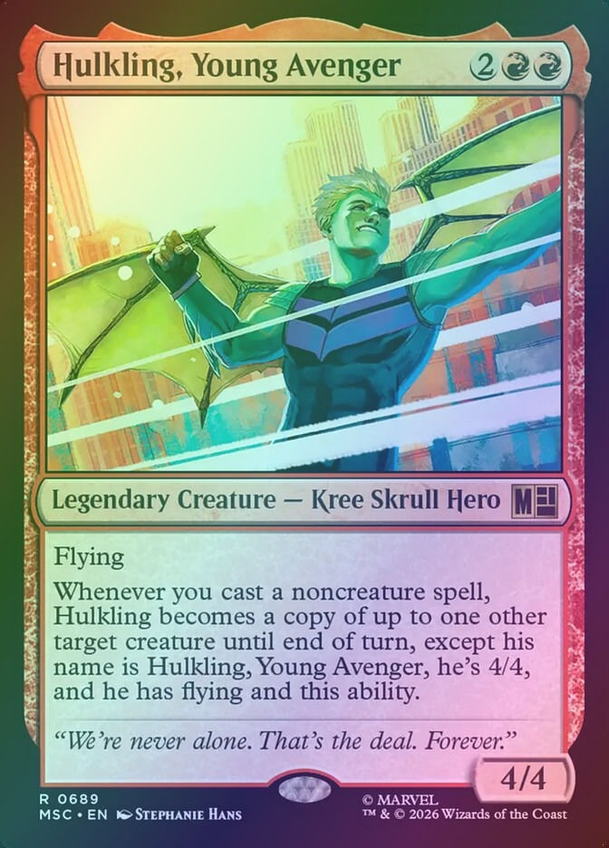 Hulkling, Young Avenger (MSC) (689) / Foil