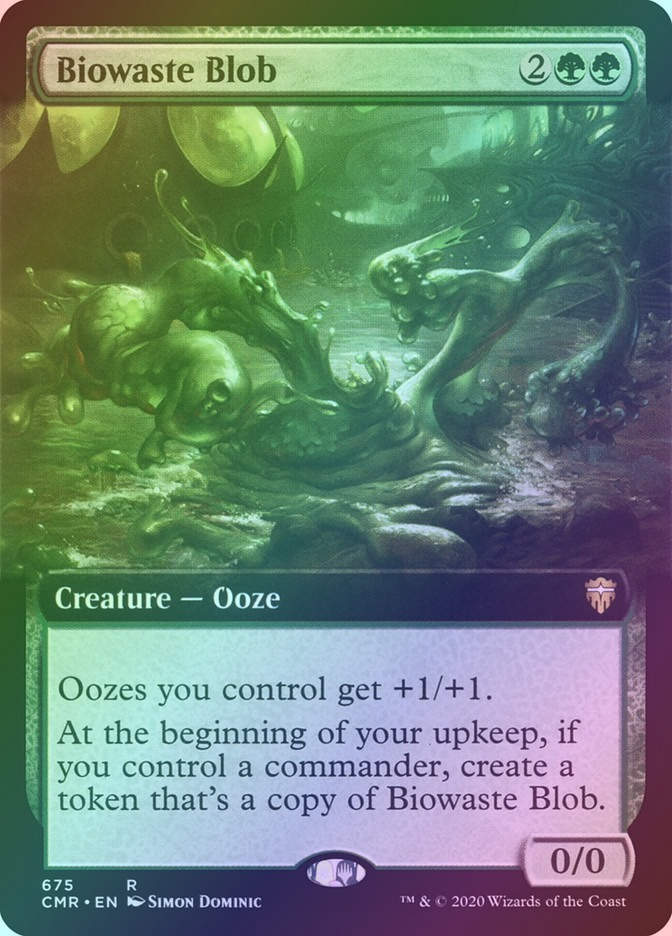 Biowaste Blob (CMR) (675) / Extended Art / Foil