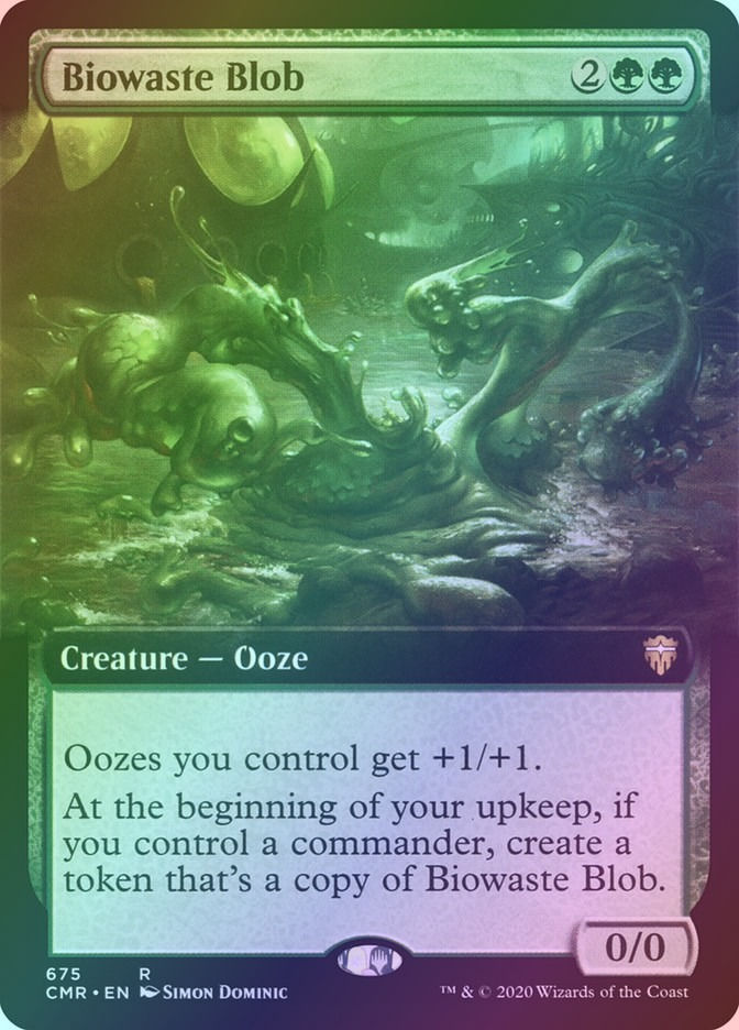 Biowaste Blob (CMR) (675) / Extended Art / Foil
