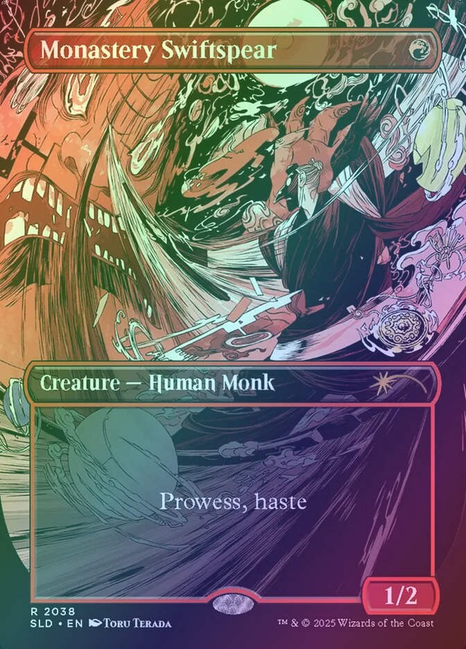 Monastery Swiftspear (SLD) (2038) / Borderless / Foil