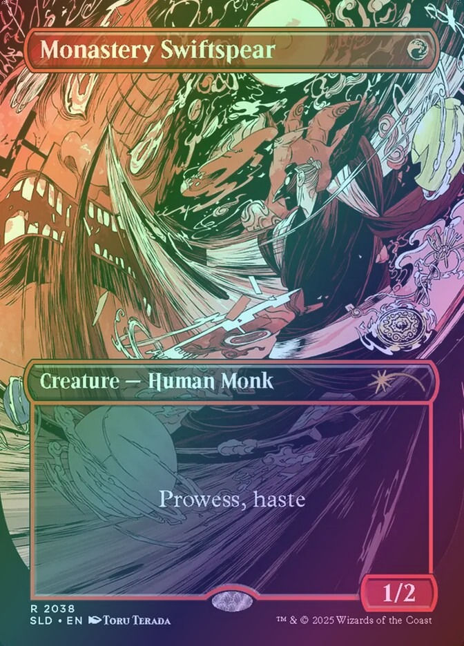 Monastery Swiftspear (SLD) (2038) / Borderless / Foil
