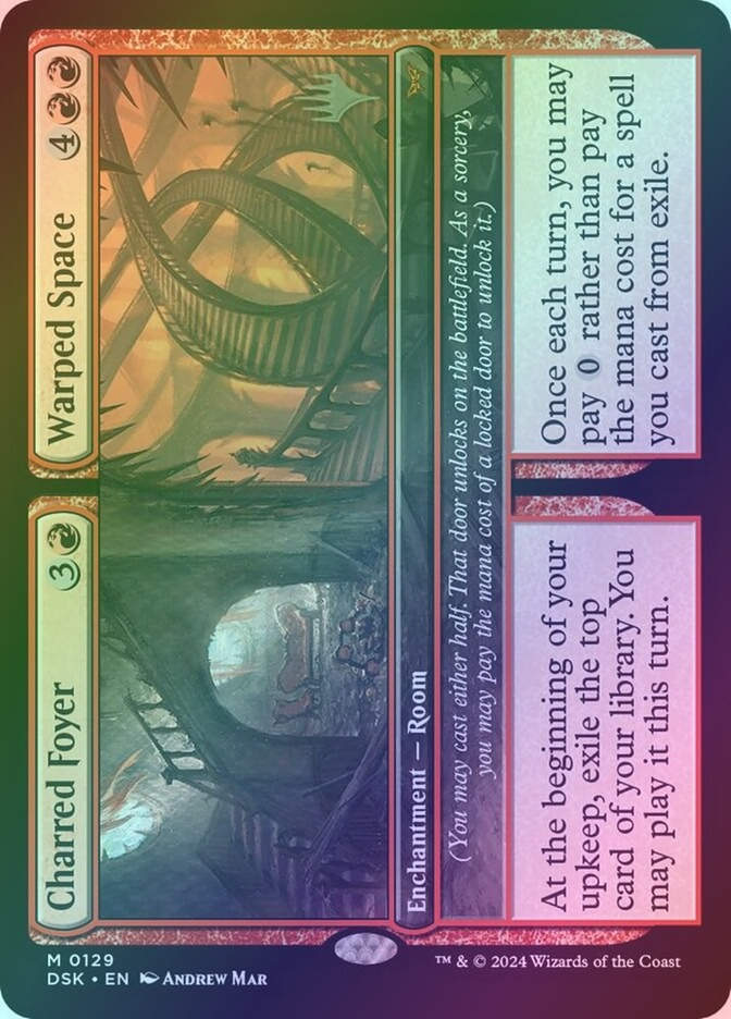 Charred Foyer // Warped Space (PDSK) (129p) / Foil