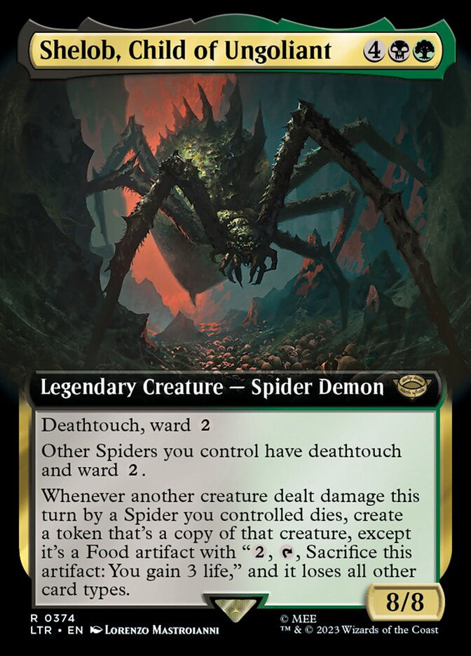 Shelob, Child of Ungoliant (LTR) (374) / Extended Art