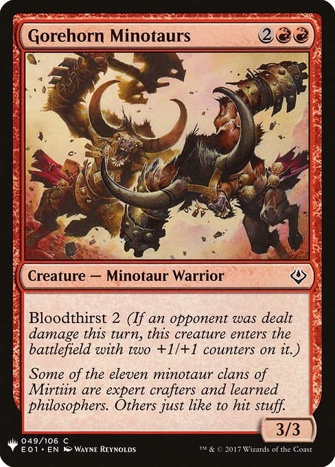 Gorehorn Minotaurs (PLST) (E01-49)
