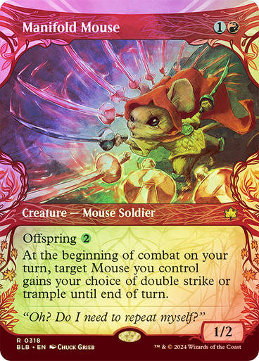 Manifold Mouse (blb) (318) / Showcase Foil