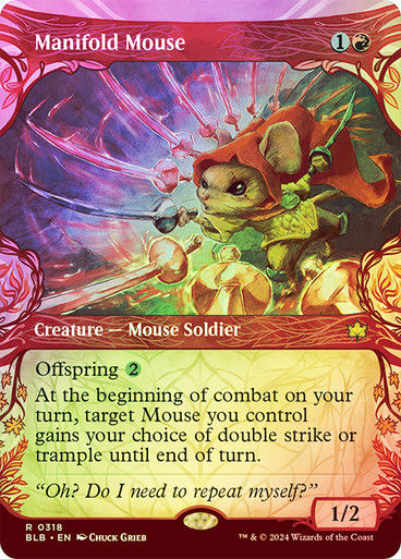 Manifold Mouse (blb) (318) / Showcase Foil