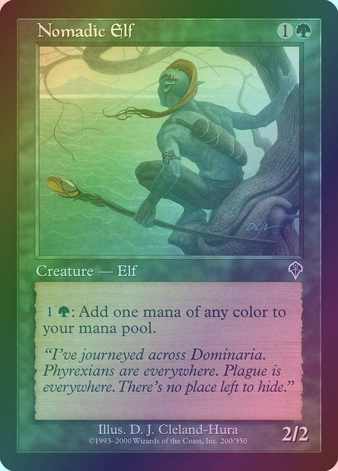 Nomadic Elf (INV) (200) / Foil