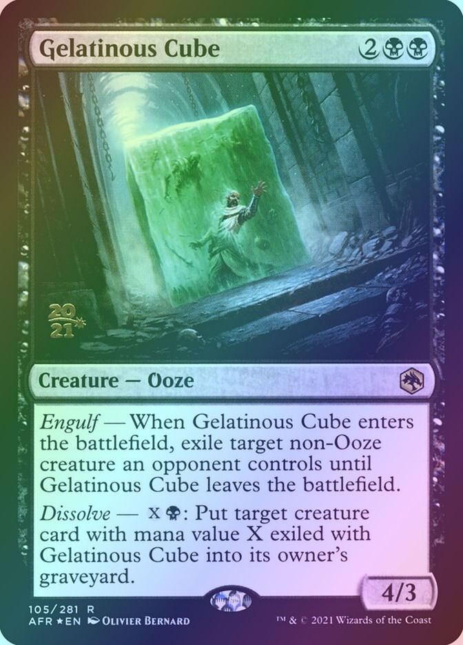 Gelatinous Cube (PAFR) (105s) / Foil