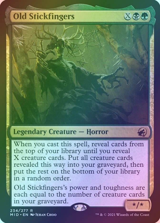 Old Stickfingers (MID) (234) / Foil