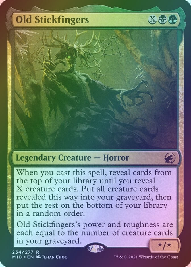 Old Stickfingers (MID) (234) / Foil